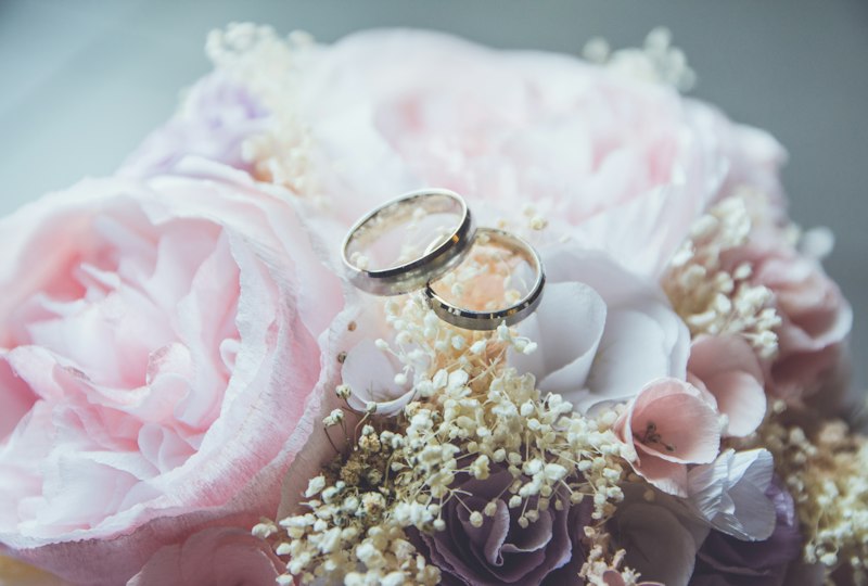 Wedding rings symbolising a covenant of love